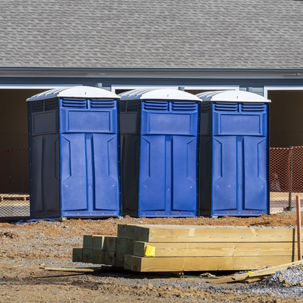 is there a specific order in which to place multiple porta potties in Wysox Pennsylvania